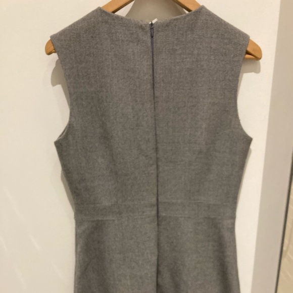 J Crew size 8 grey wool dress - Picture 4 of 5